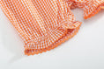 Load image into Gallery viewer, Pink and Orange Gingham Boo Smocked Dress and Bloomer Set