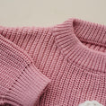 Load image into Gallery viewer, Pink Daisy Hand Embroidered Sweater