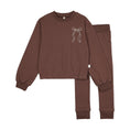 Load image into Gallery viewer, Bow Sweatsuit-Rosy Brown