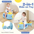 Load image into Gallery viewer, Toddler Ride on Toy with Trailer and Light Music
