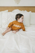 Load image into Gallery viewer, Pumpkin Bamboo Bubble Romper