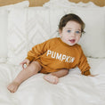 Load image into Gallery viewer, Pumpkin Bamboo Bubble Romper