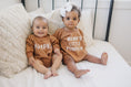 Load image into Gallery viewer, Pumpkin Sweatshirt Romper - Cream or Orange