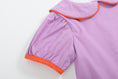 Load image into Gallery viewer, Purple Halloween Scene Girls Dress