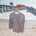 Load image into Gallery viewer, Child Rash Guard | Olive Stripe