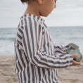 Load image into Gallery viewer, Child Rash Guard | Olive Stripe