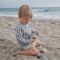 Load image into Gallery viewer, Child Rash Guard | Olive Stripe
