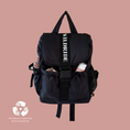 Load image into Gallery viewer, Recycled Adult Backpack Black