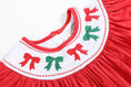Load image into Gallery viewer, Red Christmas Bows Smocked Bishop Dress