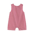 Load image into Gallery viewer, Red Gingham Baseball Smocked Shortalls