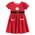 Load image into Gallery viewer, Red Santa Dress with Black Sash