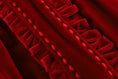 Load image into Gallery viewer, Red Velvet Ruffle Dress
