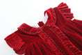 Load image into Gallery viewer, Red Velvet Holiday Dress