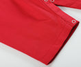 Load image into Gallery viewer, Red & White Santa Smocked Overalls