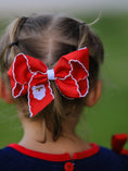 Load image into Gallery viewer, Winter Christmas Santa Hair Clip 4.3inch