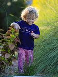 Load image into Gallery viewer, Christmas Holiday Celebration Boys Set: Navy with Santa Sleigh