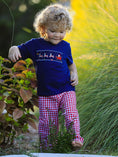 Load image into Gallery viewer, Christmas Holiday Celebration Boys Set: Navy with Santa Sleigh