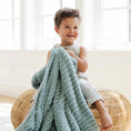 Load image into Gallery viewer, RIBBED BAMBONI® RECEIVING BLANKETS