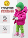 Load image into Gallery viewer, Car Seat Coat | The Road Coat Down - Fuchsia