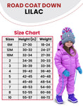 Load image into Gallery viewer, Car Seat Coat | The Road Coat Down - Lilac