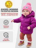 Load image into Gallery viewer, Car Seat Coat | The Road Coat Down - Plum