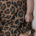 Load image into Gallery viewer, Muslin Sleeveless Tank Romper | Leopard