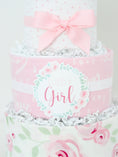 Load image into Gallery viewer, Rose Diaper Cake
