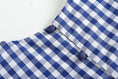 Load image into Gallery viewer, Royal Blue Gingham A-Line Dress