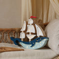 Load image into Gallery viewer, Little Lights Whale Ship Lamp