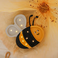 Load image into Gallery viewer, Little Lights Mini Happy Bee Lamp