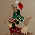 Load image into Gallery viewer, Little Lights Mini Holiday Puppy Lamp ~ Limited Edition