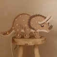 Load image into Gallery viewer, Little Lights Triceratops Dinosaur Lamp