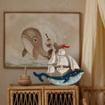Load image into Gallery viewer, Little Lights Whale Ship Lamp