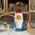 Load image into Gallery viewer, Little Lights Mini Rocket Ship Lamp