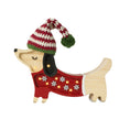 Load image into Gallery viewer, Little Lights Mini Holiday Puppy Lamp ~ Limited Edition