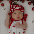 Load image into Gallery viewer, Knit Ruffle Romper | Cherry