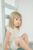 Load image into Gallery viewer, Ruffle Ribbed Short Set - Cream