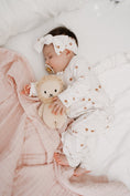 Load image into Gallery viewer, Fleur Ribbed Baby Pajamas | Ruffle Zipper Romper