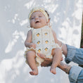 Load image into Gallery viewer, Knit Ruffle Romper | Lemon