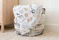 Load image into Gallery viewer, Baby Animals Alphabet - Vintage Baby Blanket