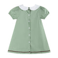 Load image into Gallery viewer, Sage Green Turkey Collared Dress