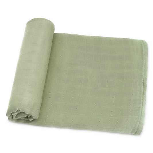 Muslin Swaddle Blanket in Sage, 1 Pack