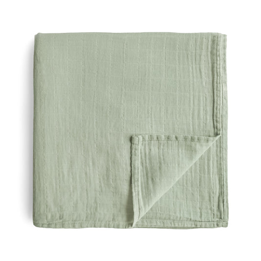 Organic Cotton Muslin Swaddle Blanket