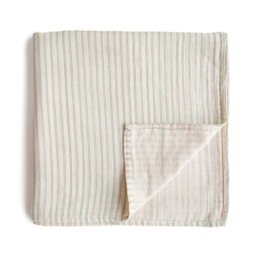 Organic Cotton Muslin Swaddle Blanket
