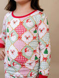 Load image into Gallery viewer, Bamboo Two Piece Set | Santa Patchwork