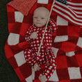 Load image into Gallery viewer, Bamboo Zip Pajamas | Scarlet Gingham