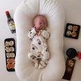 Load image into Gallery viewer, Bamboo Zip Pajamas | Sushi