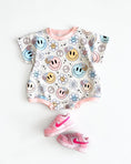 Load image into Gallery viewer, Short Sleeve Bubble Romper | Groovy Girl