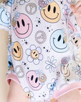 Load image into Gallery viewer, Short Sleeve Bubble Romper | Groovy Girl