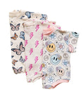 Load image into Gallery viewer, Short Sleeve Bubble Romper | Groovy Girl